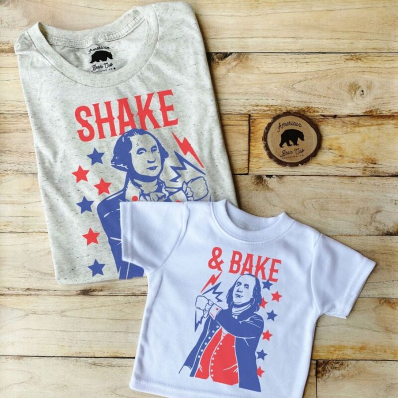 Shake And Bake Matching 4th Of July Shirt For Friends