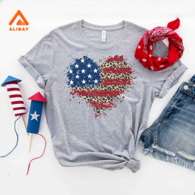 Inspiring others with your American Flag Heart Shirt,American Flag Shirt