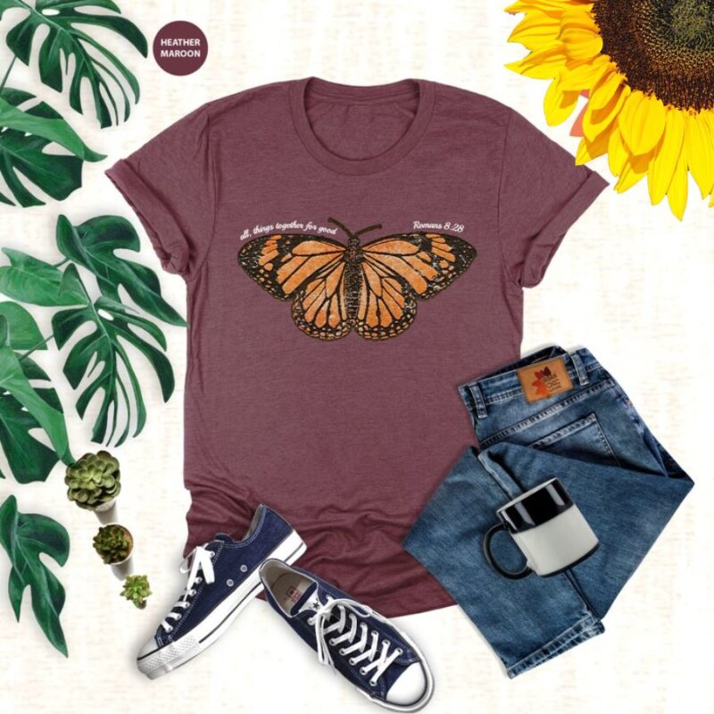 All Things Work Together For Good Romans shirt, Sunflower