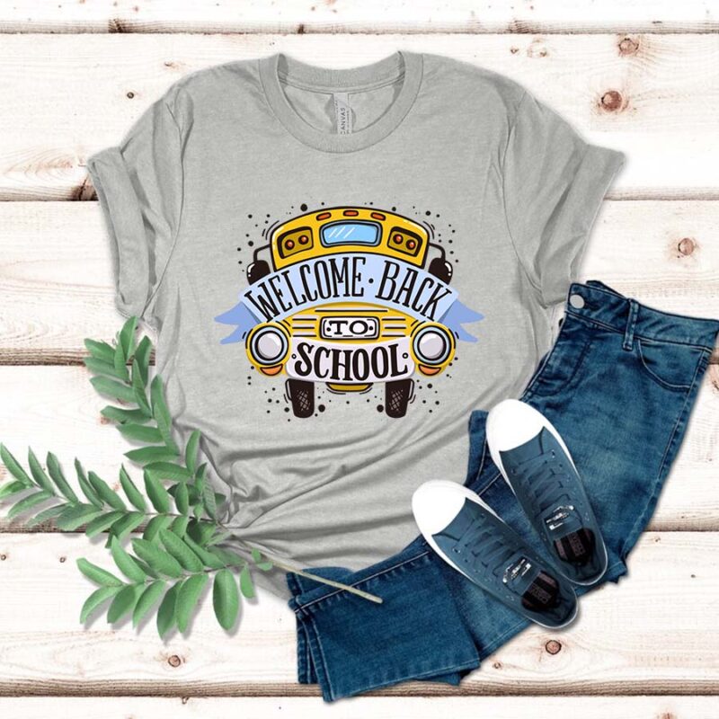 Welcome Back To School Shirt, School Bus- Gift For Kid Back To School