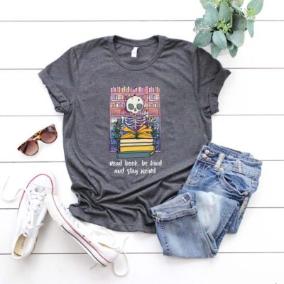Read Books, Be Kind And Stay Weird Shirt, Gift For Book Lovers