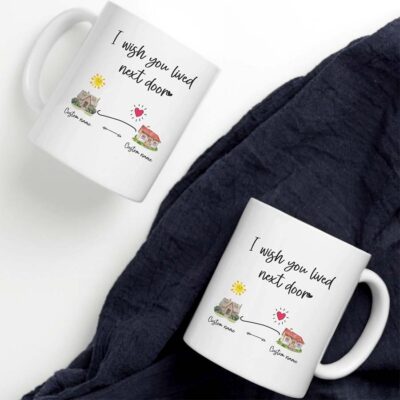Best Friends Mug Because We're Both Booktroverts - Funny Novelty Ceramic Cup Gift