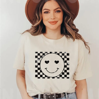 Checkerboard Smile Shirt - Smile Everyday