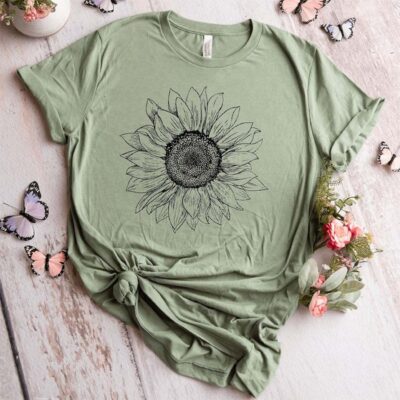 Sunflower - Sunflower Shirt, Floral Tee Shirt