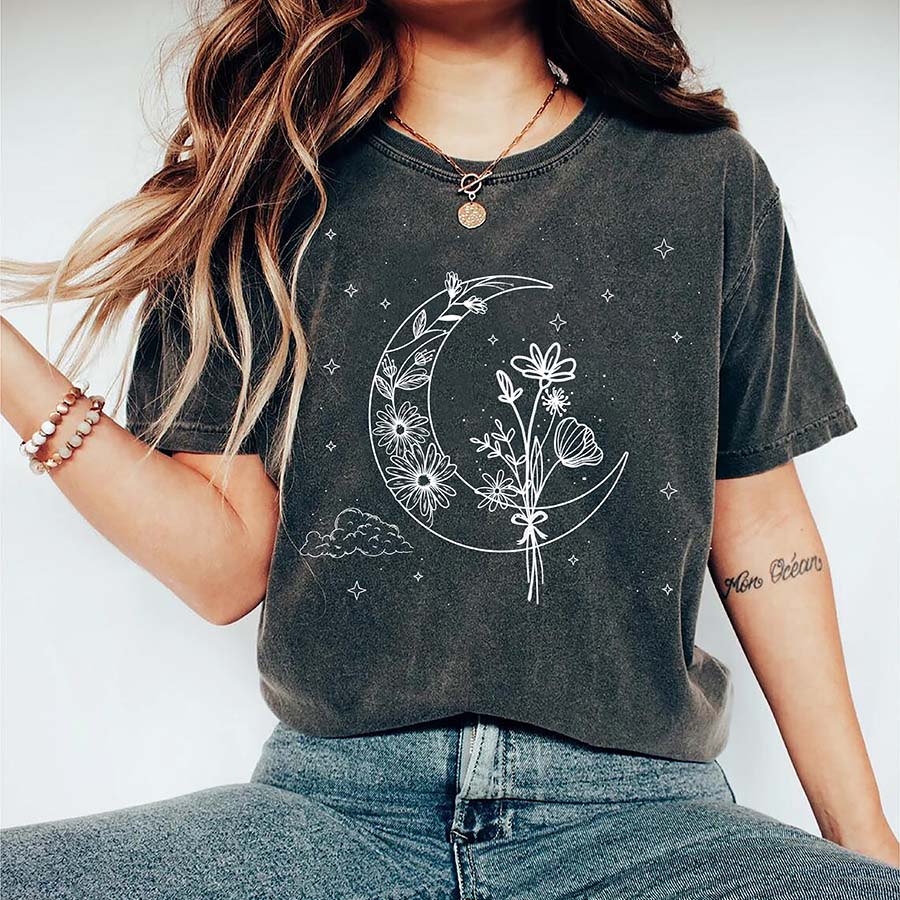 Wildflower Moon – Flower Shirt,  Shirt for Women