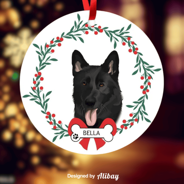 Black Shepherd Dog Gift | German Shepherd Ornament