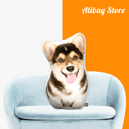 Corgi-Pillow-Custom-Pet-Shaped-Pillow