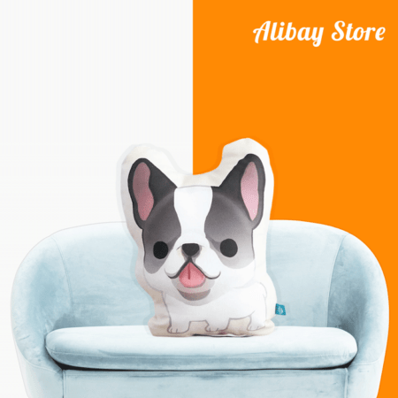 Custom Adorable French Bulldog Pillow | Personalized Dog Pillow