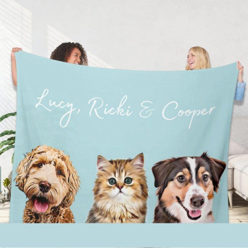 Customizable Pet Blanket 4