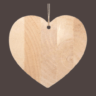 Heart Wooden Pet Ornament