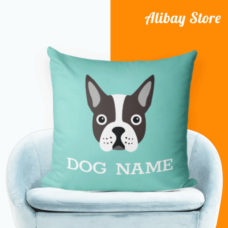 Personalized Boston Terrier Pillow - Iconic Dog Cushion