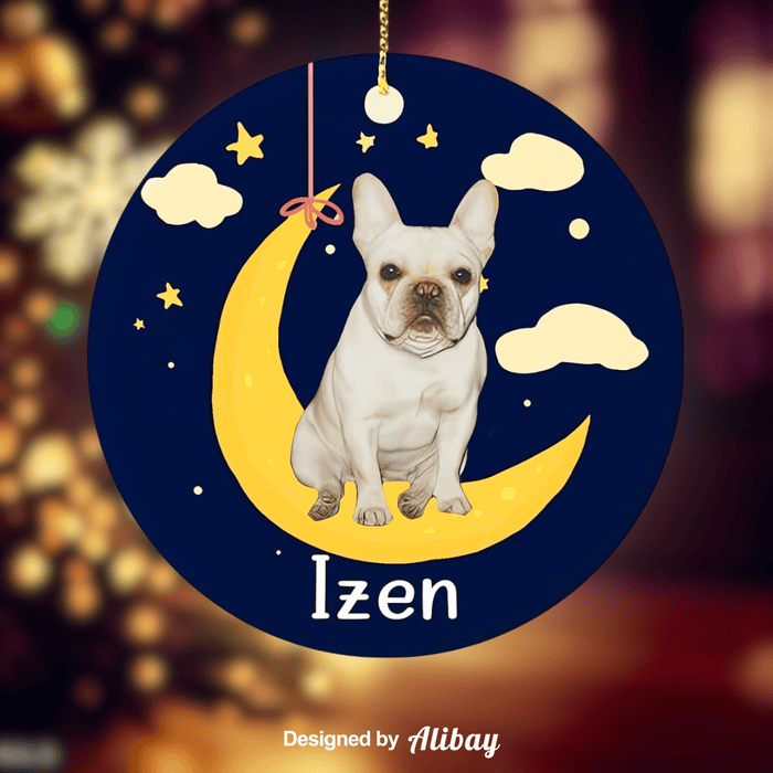 Personalized Fawn French Bulldog Ornament