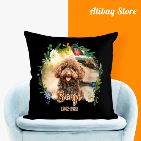 Poodle Pillow | Personalized Dog Loss Gift