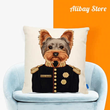 Unique Yorkshire Terrier Pillow | Personalized Dog Pillow