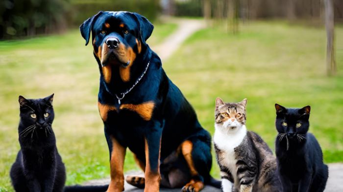 are rottweilers good with cats